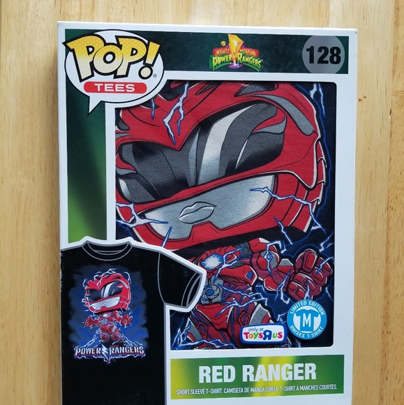 Funko Other - Funko Pop Red Power Ranger Tee